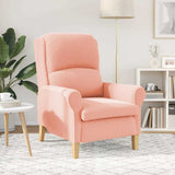 Fabric Armchair With Wooden Legs - Vantage Home