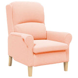 Fabric Armchair With Wooden Legs - Vantage Home