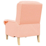 Fabric Armchair With Wooden Legs - Vantage Home