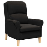 Fabric Armchair With Wooden Legs - Vantage Home