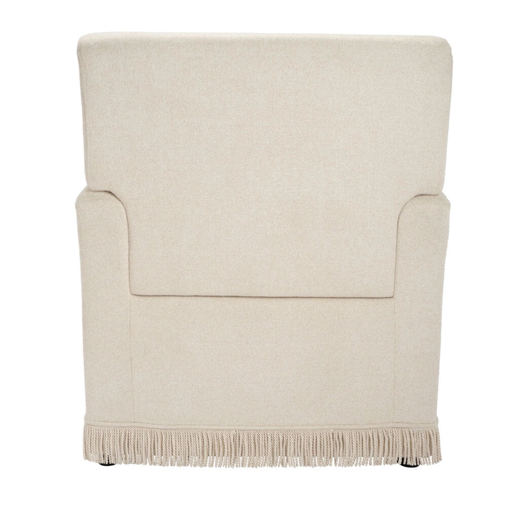 Fabric Armchair With Bolster Cushion - Josephine