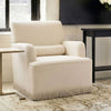 Fabric Armchair With Bolster Cushion - Josephine