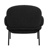Fabric Armchair With Metal Legs - Avery