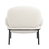 Fabric Armchair With Metal Legs - Avery