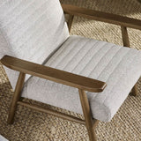 Fabric Armchair With Wooden Frame - Ivy