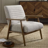 Fabric Armchair With Wooden Frame - Ivy