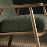 Fabric Armchair With Wooden Frame - Ivy