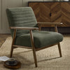 Fabric Armchair With Wooden Frame - Ivy