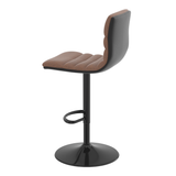 Fabric Bar Stool With Metal Base - Halverton