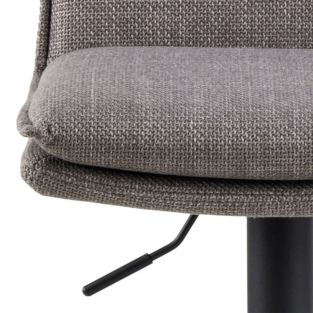 Fabric Bar Stool With Swivel Function - Flynn