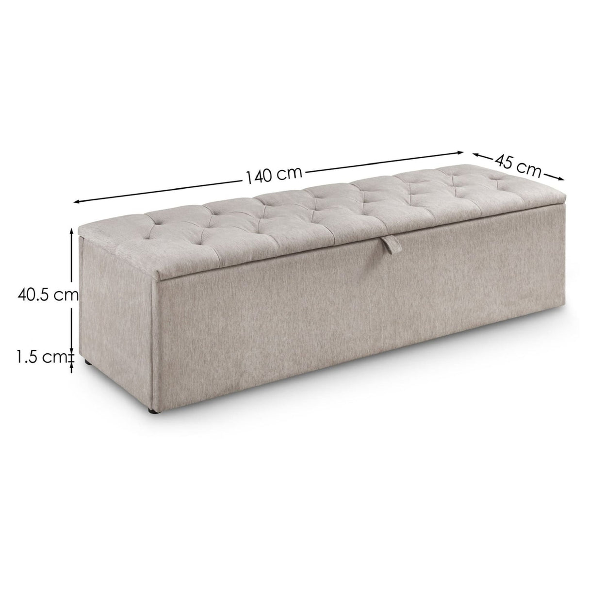 Fabric Blanket Box - Ravello