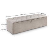 Fabric Blanket Box - Ravello