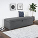 Fabric Blanket Box With Storage - Sorrento
