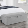 Fabric Blanket Box With Storage - Sorrento