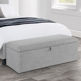 Fabric Blanket Box With Storage - Sorrento