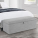 Fabric Blanket Box With Storage - Sorrento