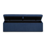 Fabric Blanket Box With Storage - Sorrento