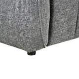 Fabric Corner Sofa Electric Recliner Left Hand Facing - Turin