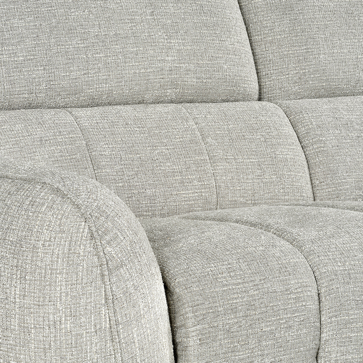 Fabric Corner Sofa Electric Recliner Left Hand Facing - Turin