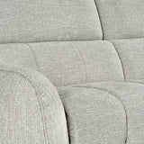 Fabric Corner Sofa Electric Recliner Left Hand Facing - Turin
