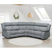 Fabric Corner Sofa Large Electric Recliner - Linden