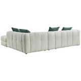 Fabric Corner Sofa Left Hand Facing - Genoa