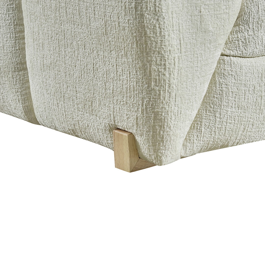 Fabric Corner Sofa Left Hand Facing - Genoa