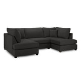 Fabric Corner Sofa in U Shape - Carnaby