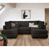 Fabric Corner Sofa in U Shape - Carnaby
