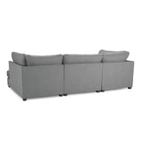Fabric Corner Sofa in U Shape - Carnaby