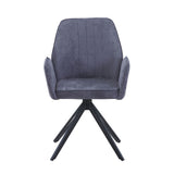 Fabric Dining Armchairs in Set Of 2 Swivel - Aspen