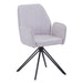 Fabric Dining Armchairs in Set Of 2 Swivel - Aspen