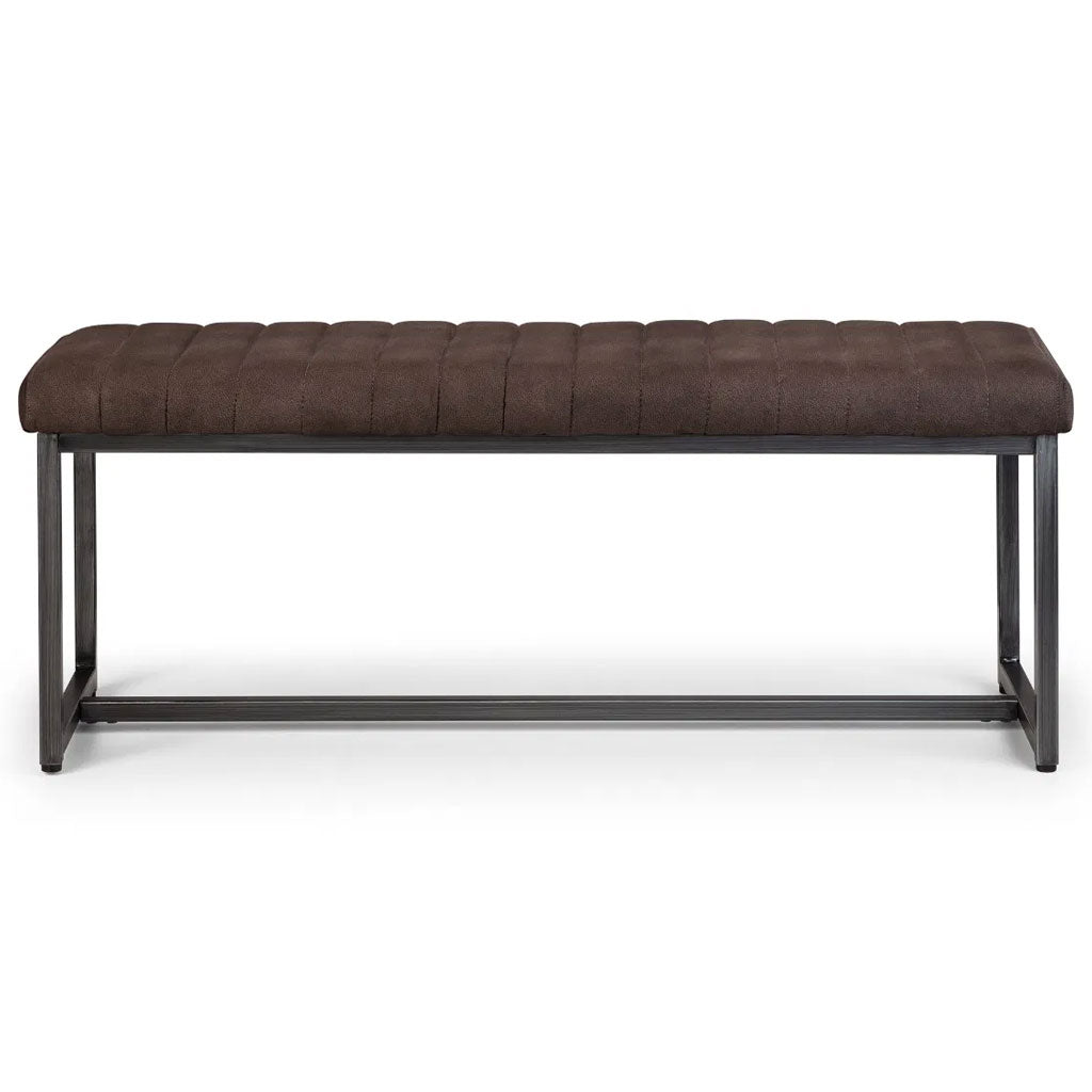Fabric Dining Bench for 2 People Rectangular - Brooklyn