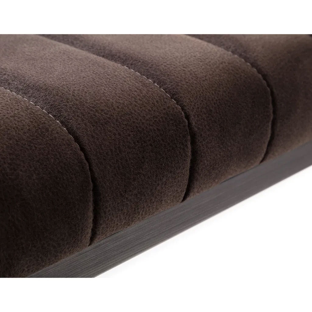 Fabric Dining Bench for 2 People Rectangular - Brooklyn