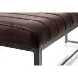 Fabric Dining Bench for 2 People Rectangular - Brooklyn