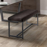 Fabric Dining Bench for 2 People Rectangular - Brooklyn