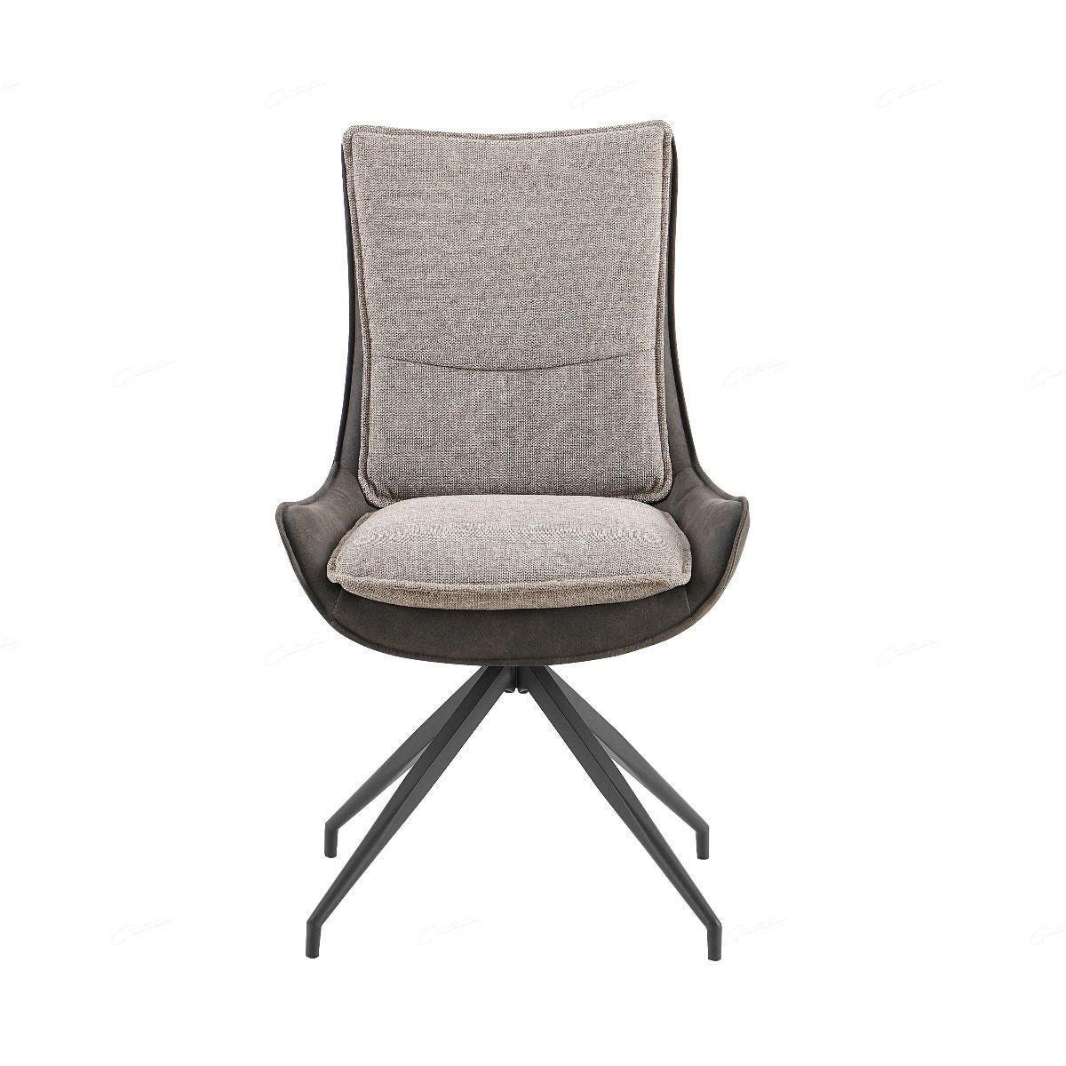 Fabric Dining Chair With Contrasting Fabric - Plush