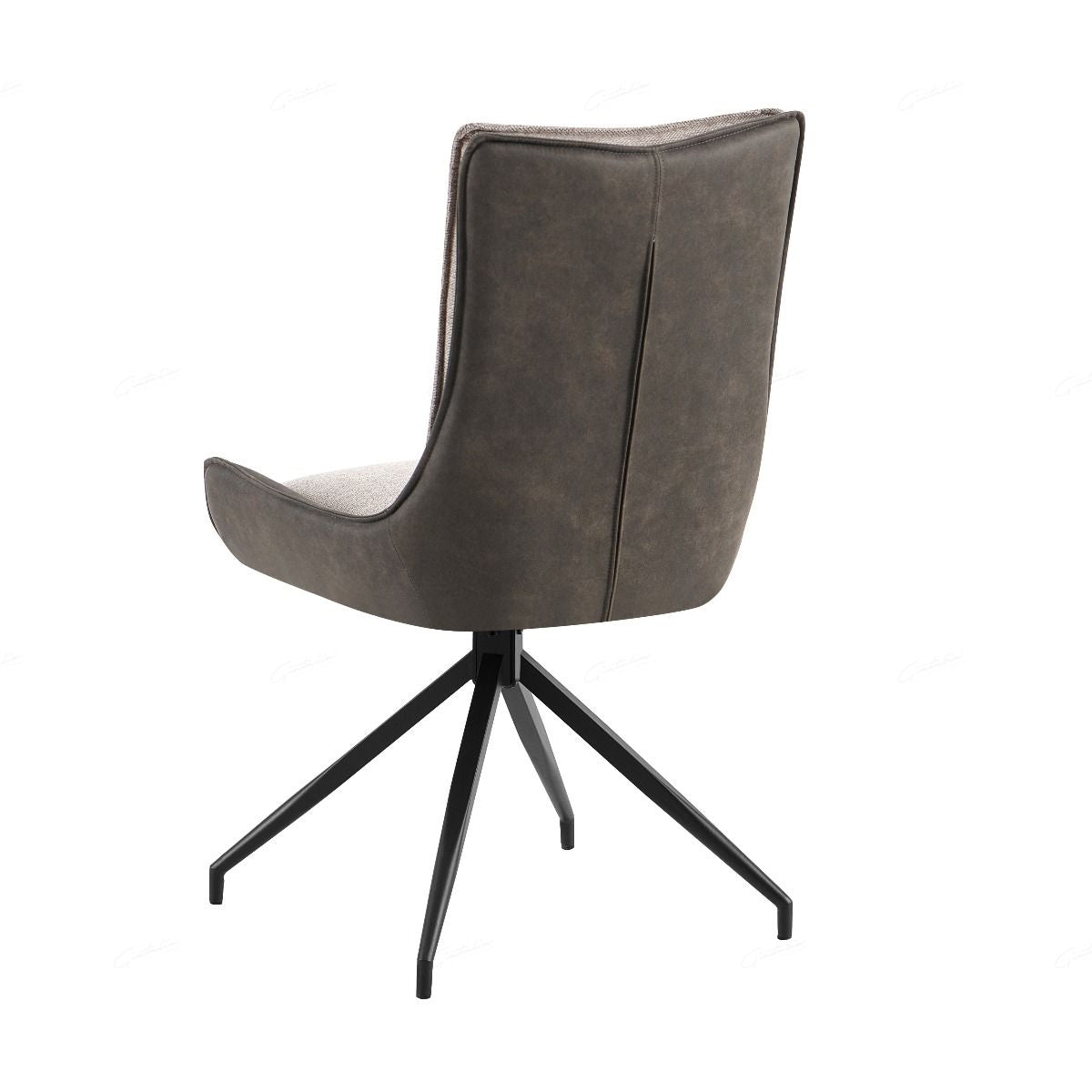 Fabric Dining Chair With Contrasting Fabric - Plush