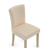 Fabric Dining Chair With Oak Wooden Legs - Stanhope