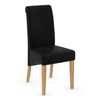Fabric Dining Chair With Oak Wooden Legs - Yorton