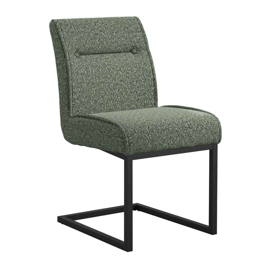 Fabric Dining Chair With Metal Frame - Cleaver