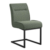 Fabric Dining Chair With Metal Frame - Cleaver