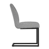 Fabric Dining Chair With Metal Frame - Cleaver
