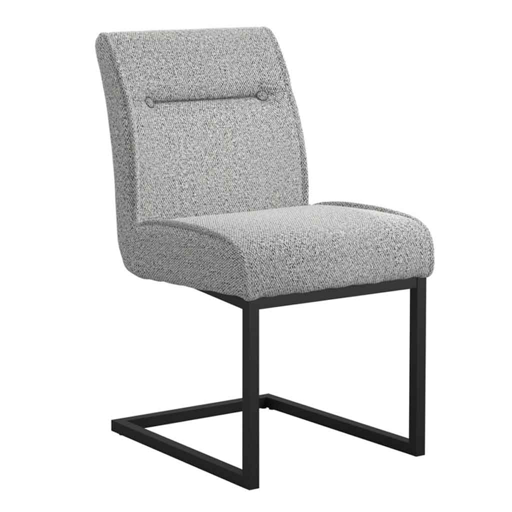 Fabric Dining Chair With Metal Frame - Cleaver