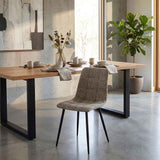 Fabric Dining Chairs 45cm Wide in Set Of 4 - Reimes