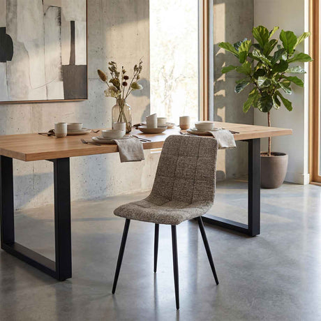 Fabric Dining Chairs 45cm Wide in Set Of 4 - Reimes