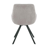 Fabric Dining Chairs 47cm Wide in Set Of 2 - Rennes