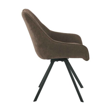 Fabric Dining Chairs 47cm Wide in Set Of 2 - Rennes