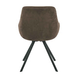 Fabric Dining Chairs 47cm Wide in Set Of 2 - Rennes