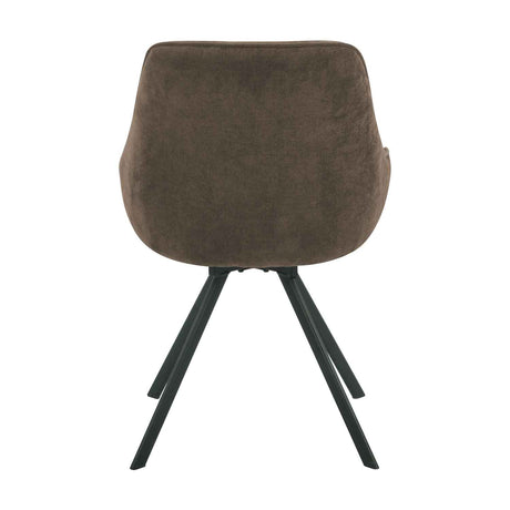 Fabric Dining Chairs 47cm Wide in Set Of 2 - Rennes